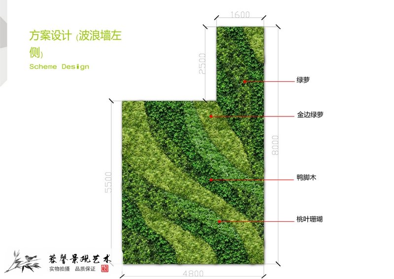 新希望集團(tuán)植物墻方案