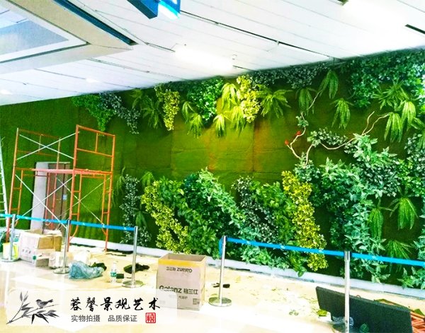 仿真植物墻制作