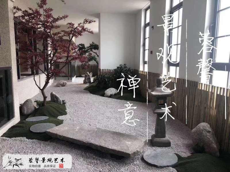 展示廳禪意枯山水造景