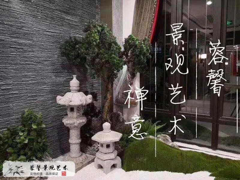 展示廳禪意枯山水造景