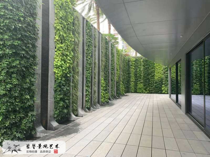 下沉式植物墻